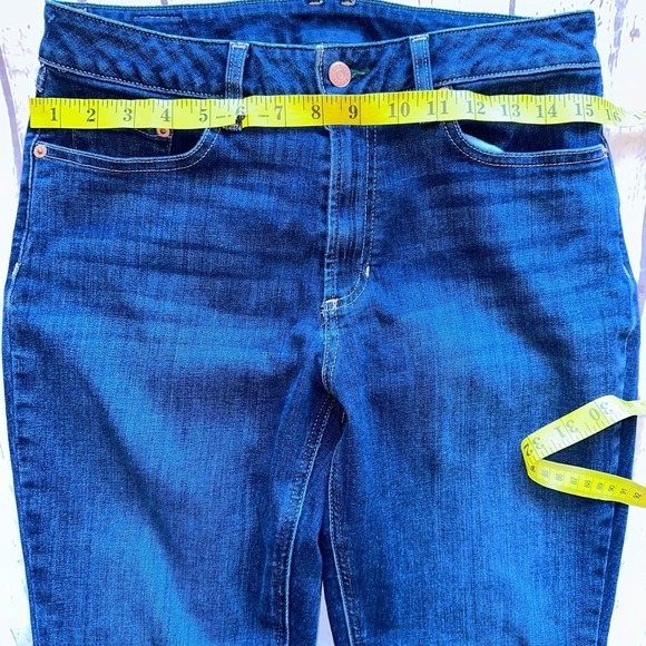 NWOT Women’s Size 10R LL Bean Beanflex Favorite Fit Denim Blue Jeans - Picture 5 of 9